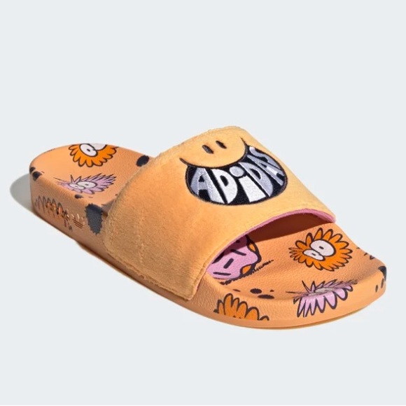 adidas x Kevin Lyons Adilette Premium Slides - Picture 4 of 9